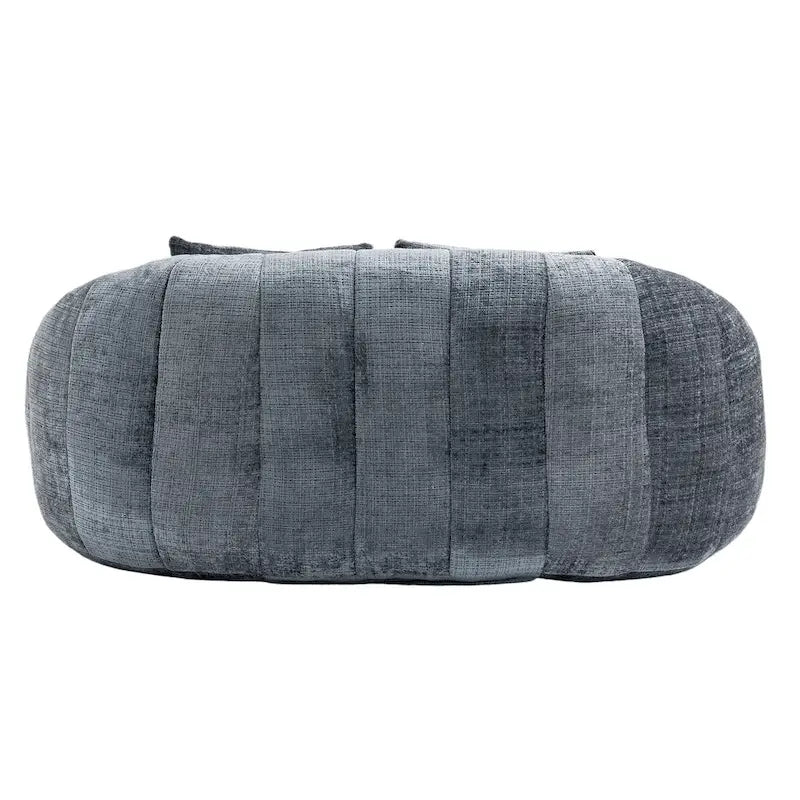 Causeuse transat en chenille gris moderne 59