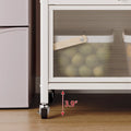 Étagère de cuisine ouverte du sol au plafond, meuble de rangement à plusieurs niveaux pour four à micro-ondes et bols domestiques (tabouret non inclus)