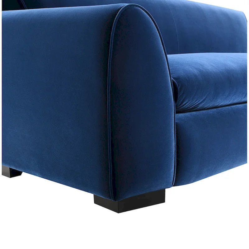 Causeuse moderne de style banc avec tissu certifié OEKO-TEX
