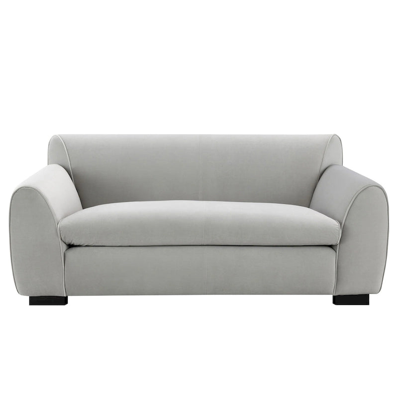 Causeuse moderne de style banc avec tissu certifié OEKO-TEX