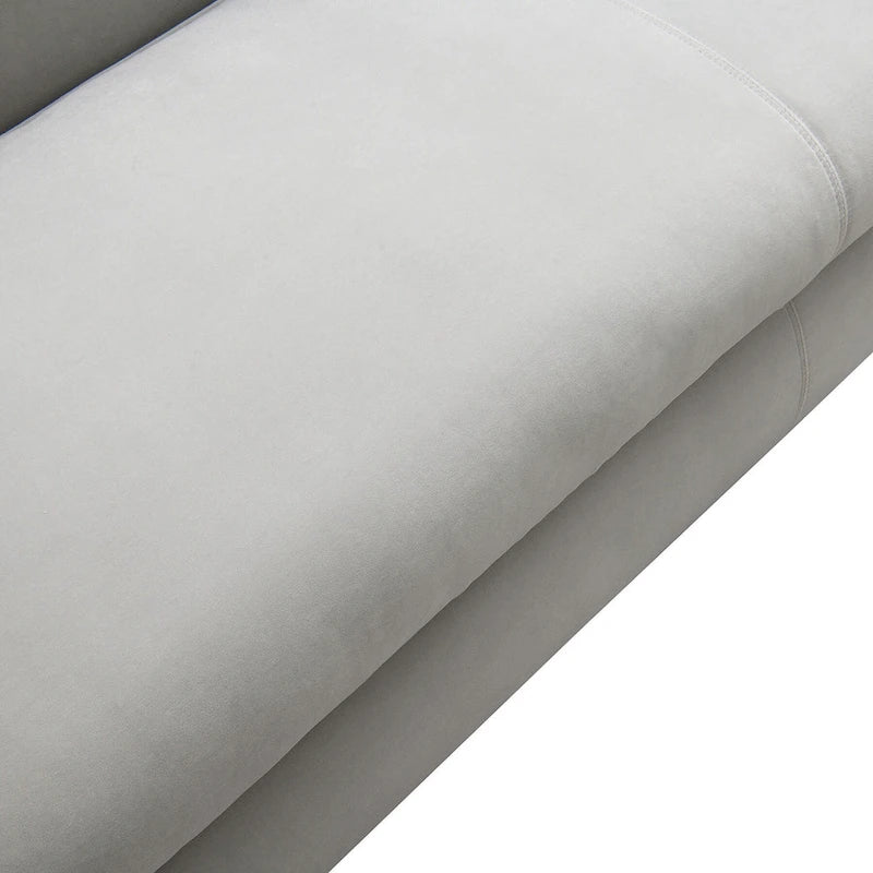 Causeuse moderne de style banc avec tissu certifié OEKO-TEX