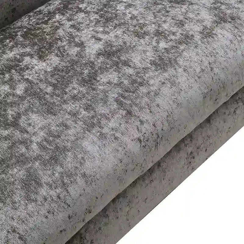 Causeuse moderne de style banc avec tissu certifié OEKO-TEX