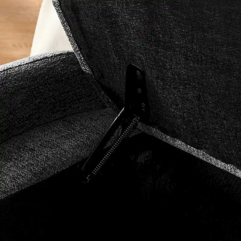 Banc de rangement ottoman ovale