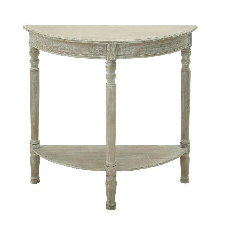Table console d'entrée demi-lune