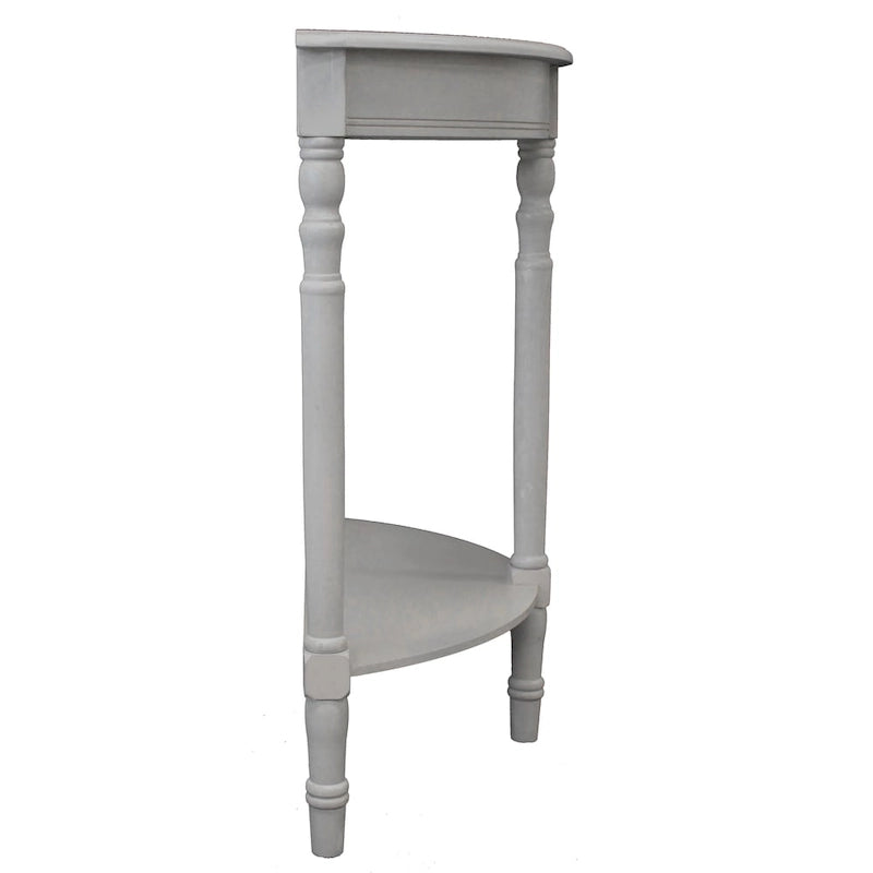 Table console d'entrée demi-lune