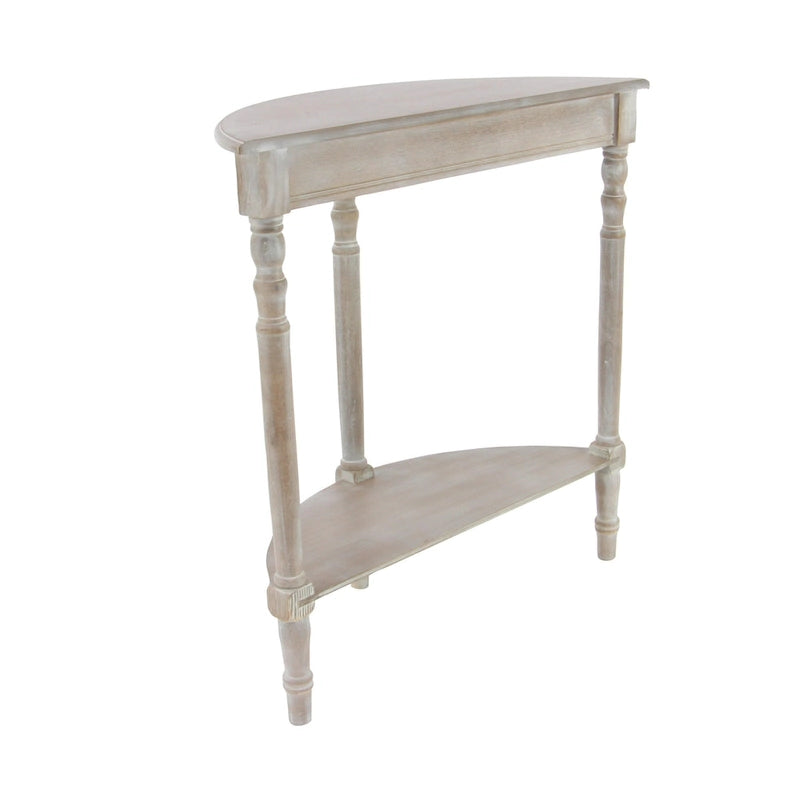 Table console d'entrée demi-lune