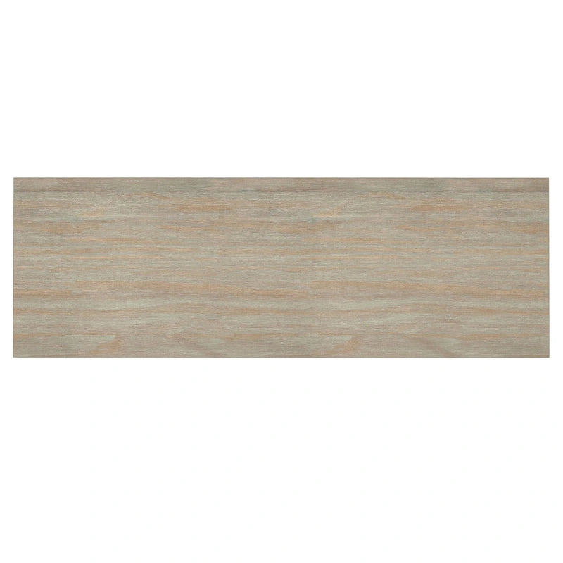 Console/table d'appoint contemporaine en bois massif de 47 pouces de large