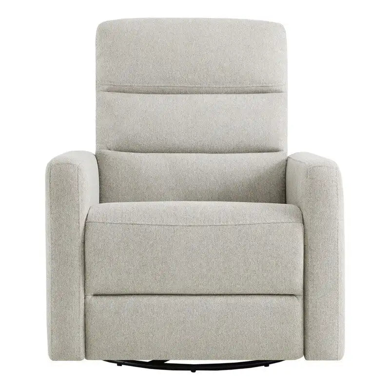 Fauteuil inclinable pivotant motorisé avec appuie-tête et ports de chargement USB