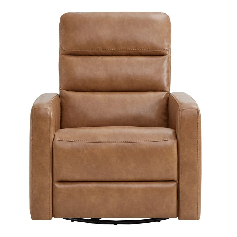 Fauteuil inclinable pivotant motorisé avec appuie-tête et ports de chargement USB