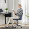 Chaise de bureau pivotante réglable à roulettes