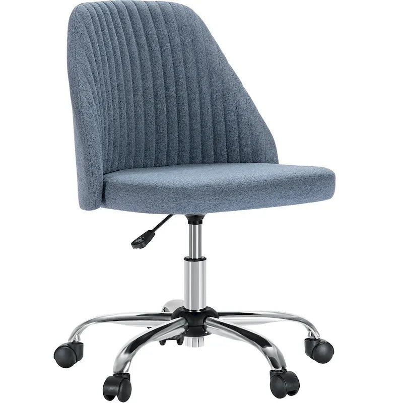Chaise de bureau pivotante réglable à roulettes