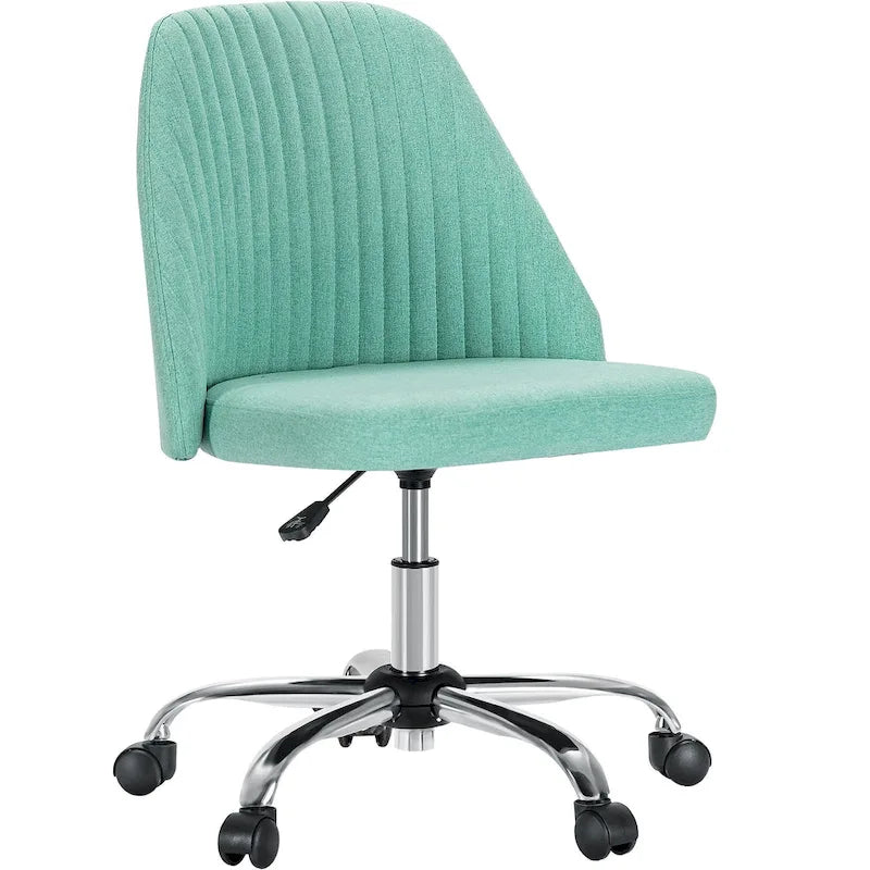Chaise de bureau pivotante réglable à roulettes