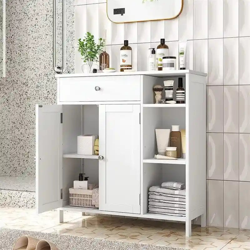 Meuble de salle de bain sur pied