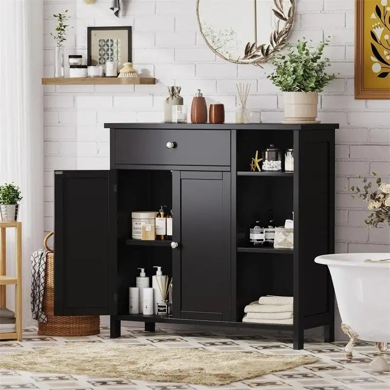 Meuble de salle de bain sur pied