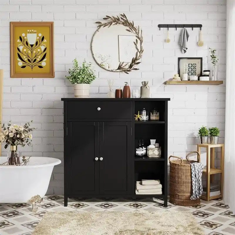 Meuble de salle de bain sur pied