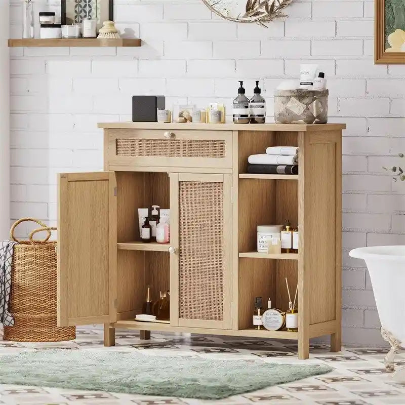 Meuble de salle de bain sur pied