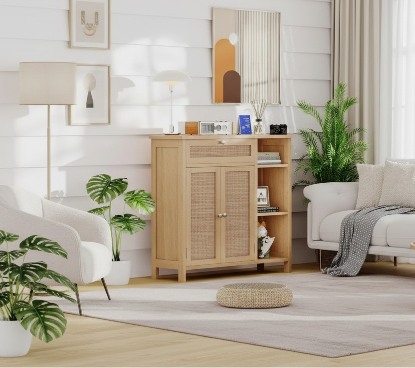 Meuble de salle de bain sur pied