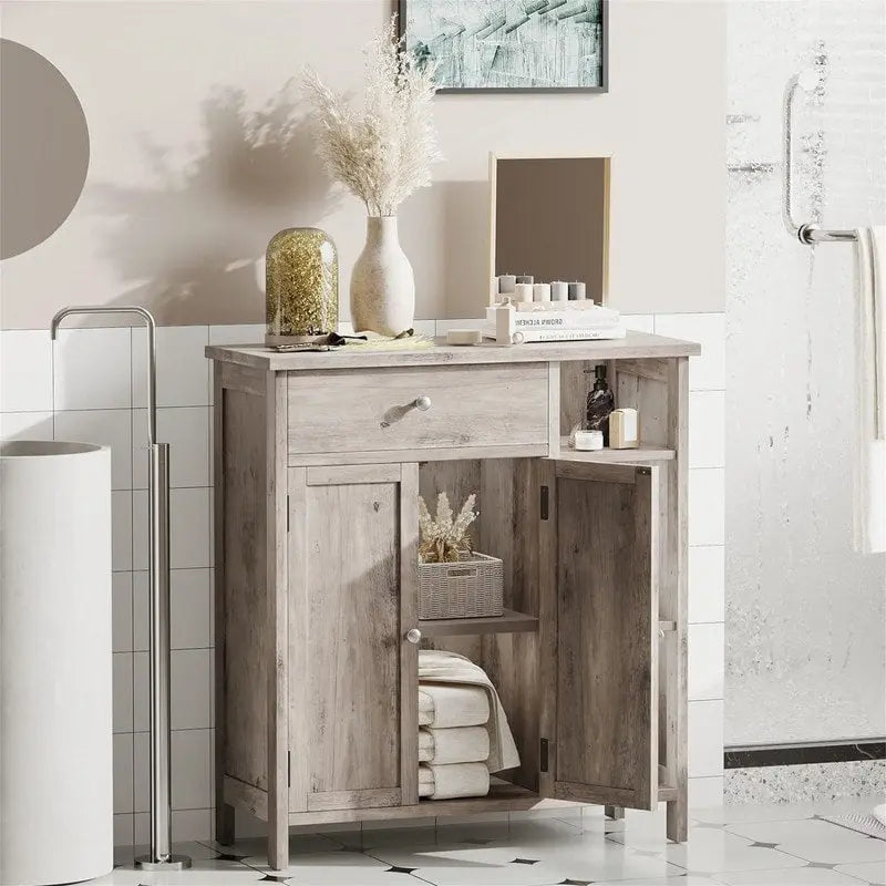 Meuble de salle de bain sur pied