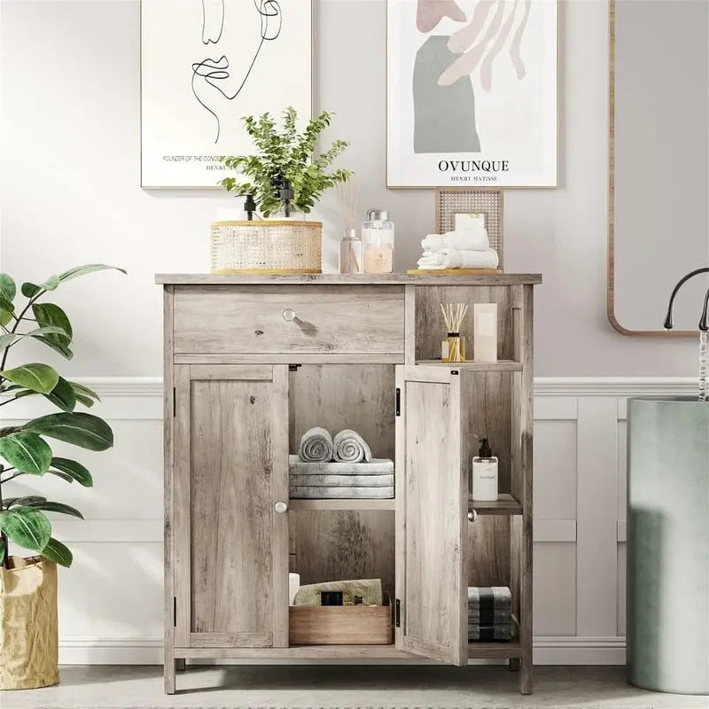 Meuble de salle de bain sur pied
