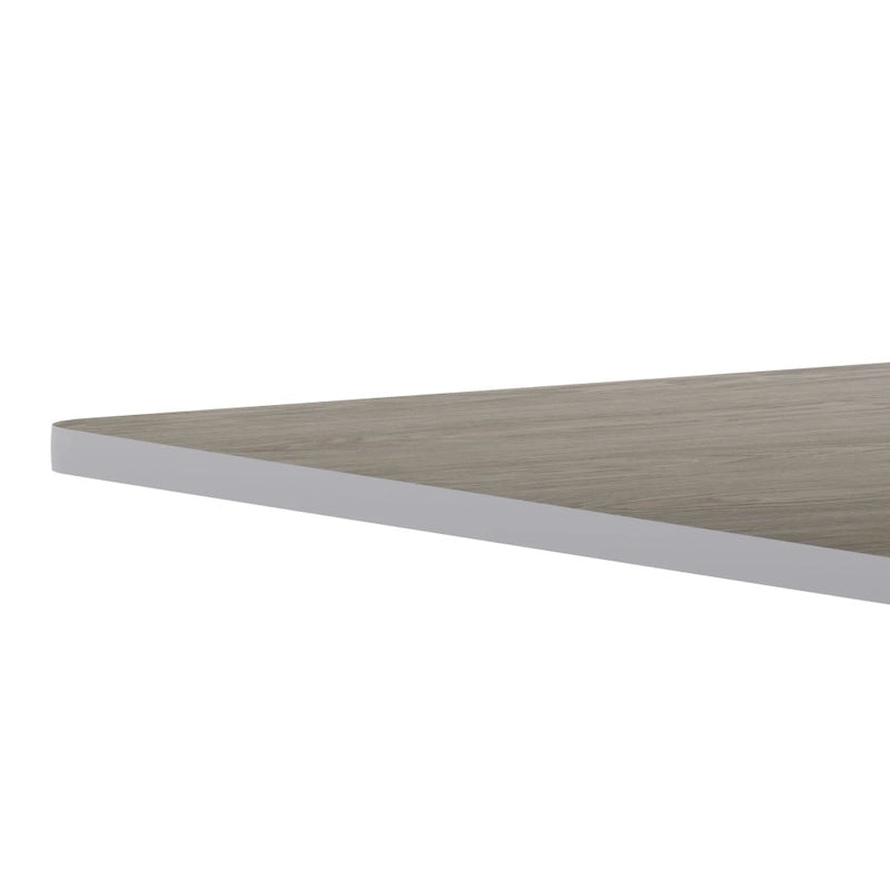 Plateau de table rectangulaire 30 x 60 avec dessus réversible en stratifié