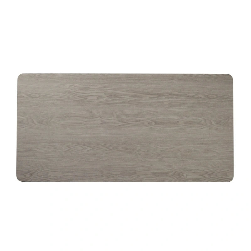Plateau de table rectangulaire 30 x 60 avec dessus réversible en stratifié