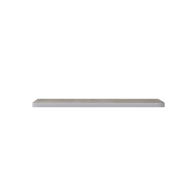 Plateau de table rectangulaire 30 x 60 avec dessus réversible en stratifié