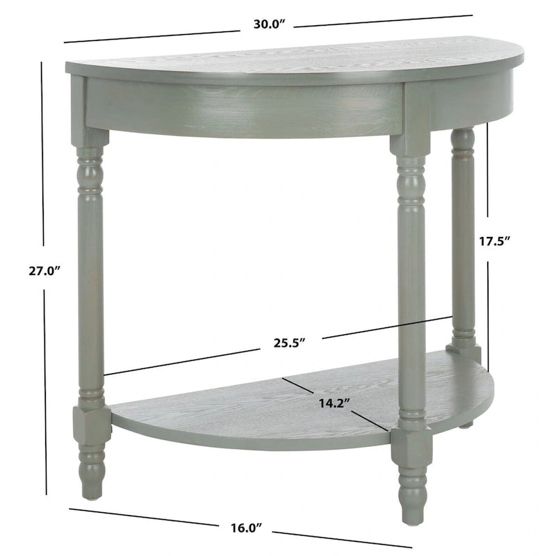 Console de style géorgien - 76,2 x 40,6 x 68,6 cm (LxPxH)