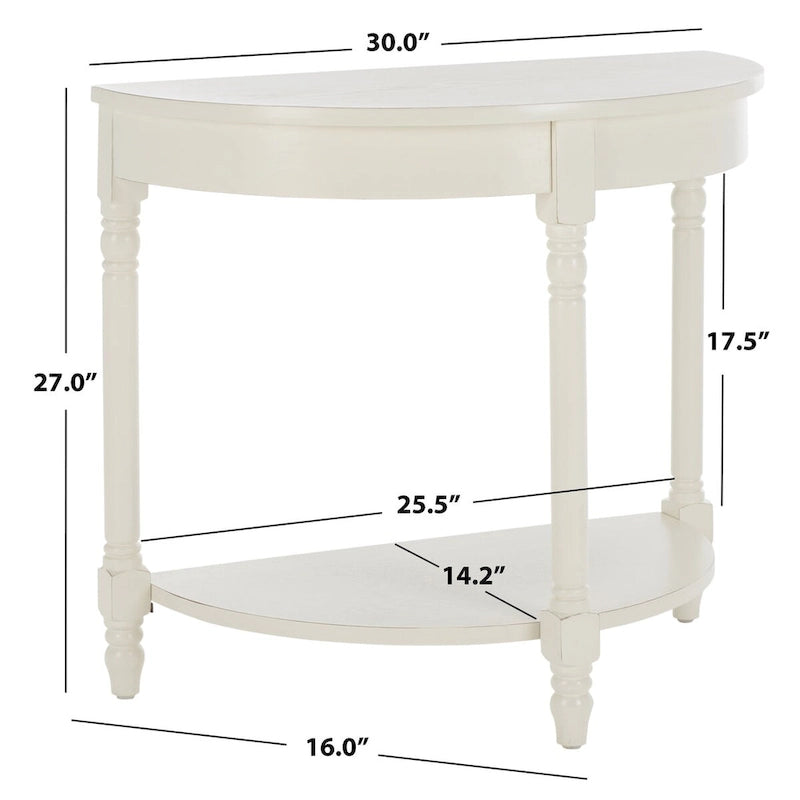 Console de style géorgien - 76,2 x 40,6 x 68,6 cm (LxPxH)