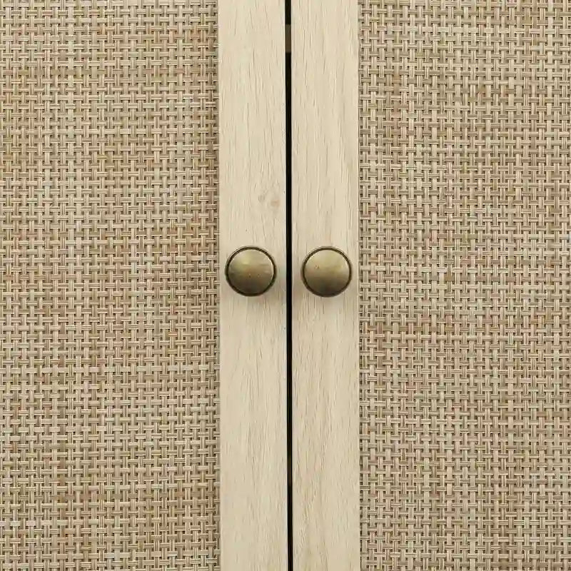 Meuble bas 4 portes 1 tiroir, avec 4 étagères intérieures réglables