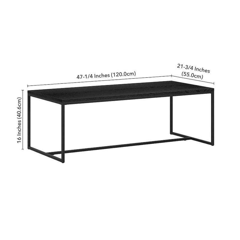 Table basse rectangulaire large 47