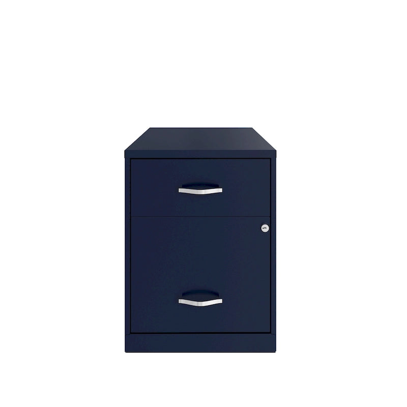 Classeur vertical métallique à 2 tiroirs de 45 cm de profondeur, largeur Lettre, avec tiroir pour accessoires
