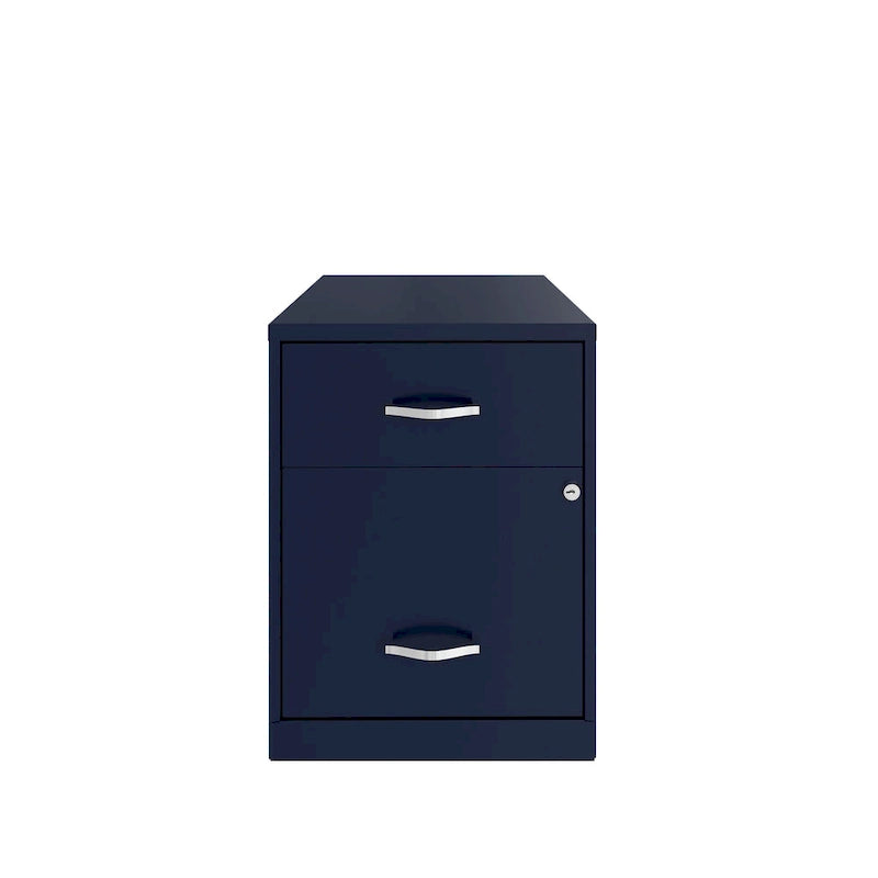 Classeur vertical métallique à 2 tiroirs de 45 cm de profondeur, largeur Lettre, avec tiroir pour accessoires