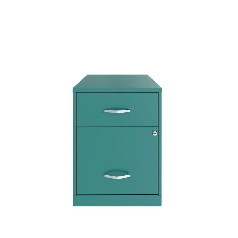 Classeur vertical métallique à 2 tiroirs de 45 cm de profondeur, largeur Lettre, avec tiroir pour accessoires