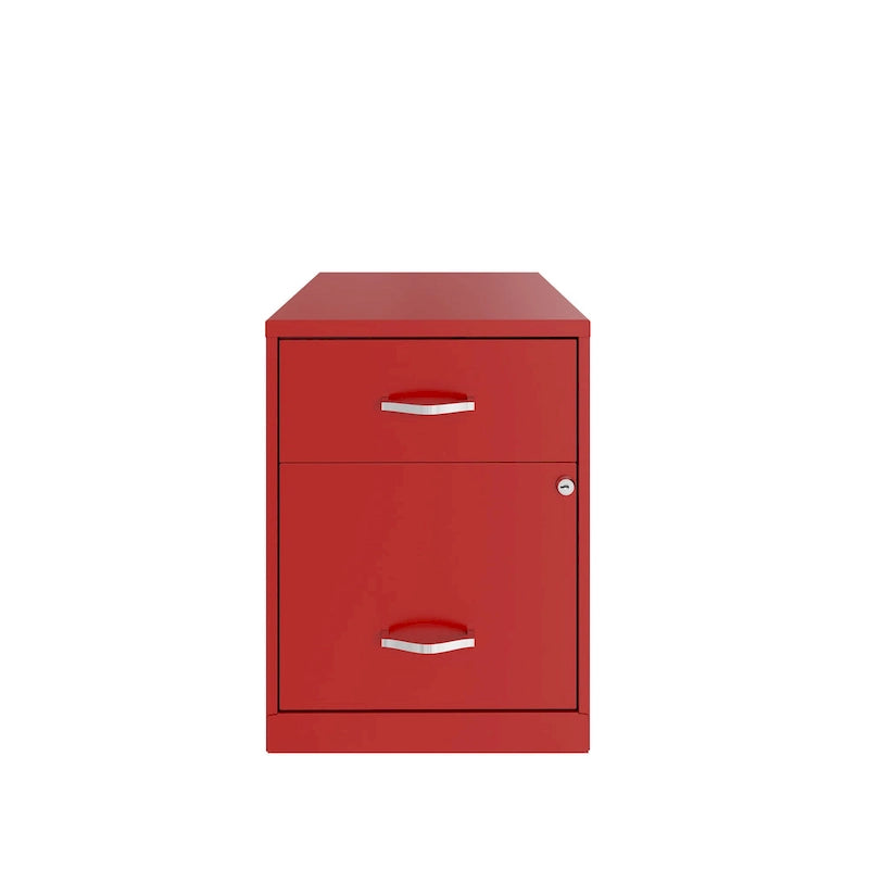 Classeur vertical métallique à 2 tiroirs de 45 cm de profondeur, largeur Lettre, avec tiroir pour accessoires
