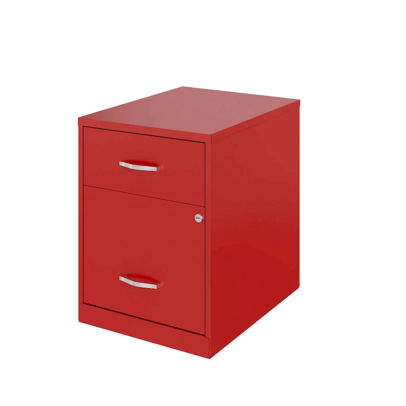 Classeur vertical métallique à 2 tiroirs de 45 cm de profondeur, largeur Lettre, avec tiroir pour accessoires
