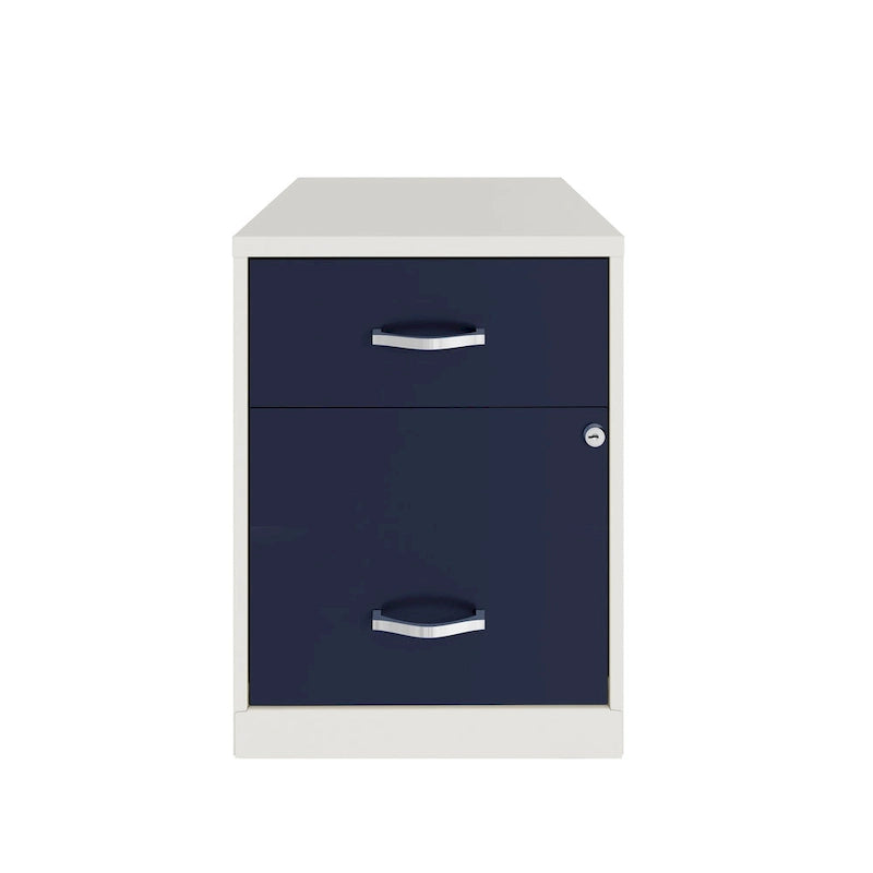 Classeur vertical métallique à 2 tiroirs de 45 cm de profondeur, largeur Lettre, avec tiroir pour accessoires
