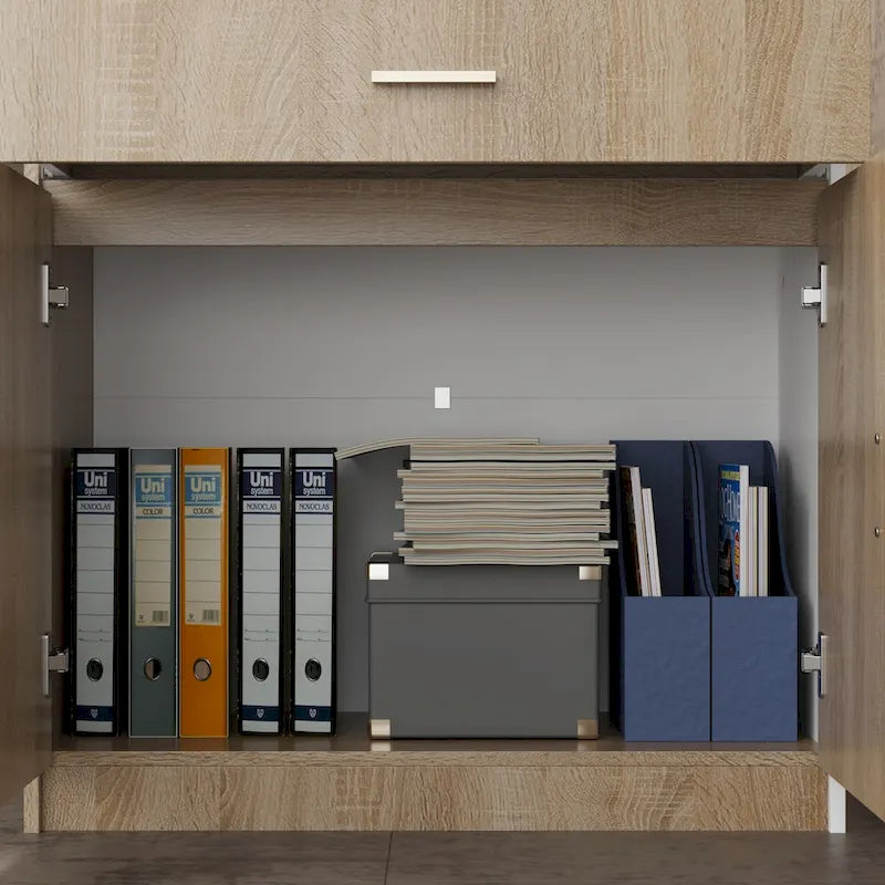 Bureau de réception de bureau contemporain avec tiroir clavier