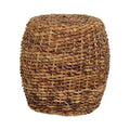 Table d'appoint en abaca tissé – 19x19x19