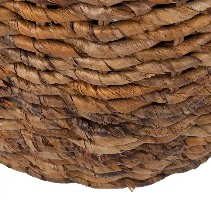 Table d'appoint en abaca tissé – 19x19x19