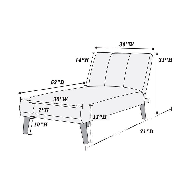 Canapé d'angle 3 places en tissu mélangé de polyester avec pieds en bois massif et méridienne réglable