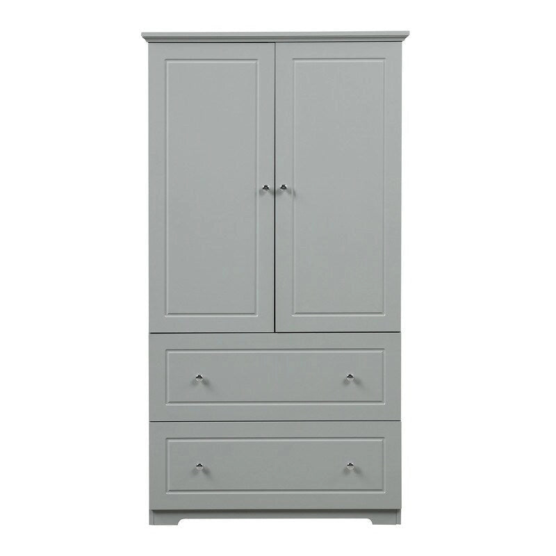 Meuble de rangement large avec 2 portes et 2 tiroirs